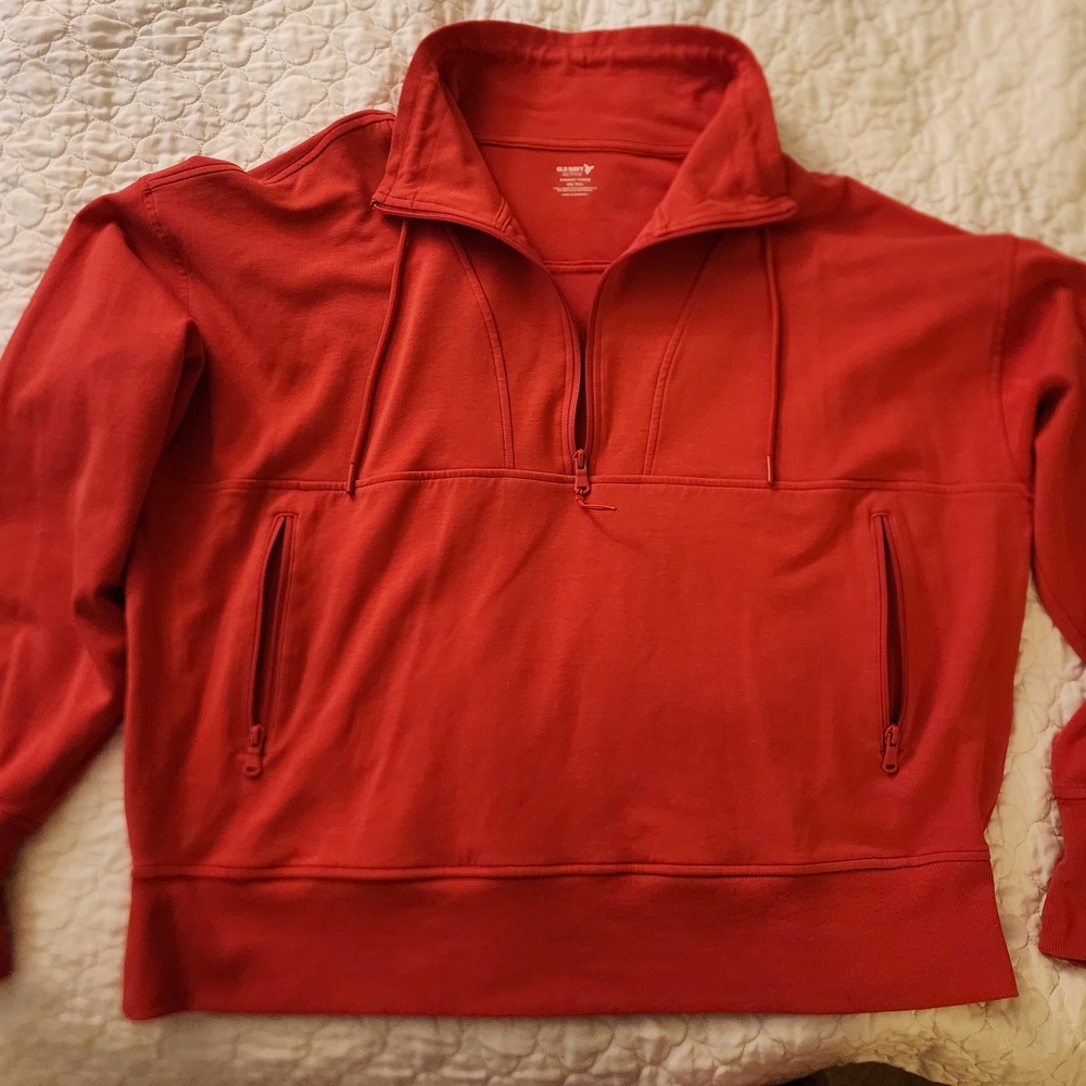 Old Navy Dynamic Fleece Half Zip Sweatshirt XXL TALL